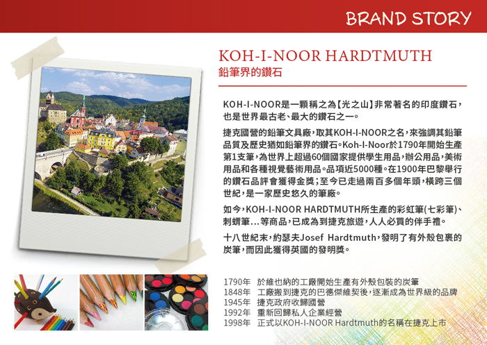 KOH-I-NOOR 捷克色鉛筆刺蝟筆筒(小) – 優雅原木