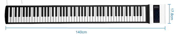 手捲鋼琴 88鍵標準琴鍵