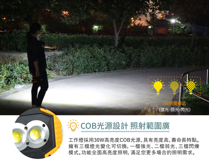 手電筒COB高亮度光源