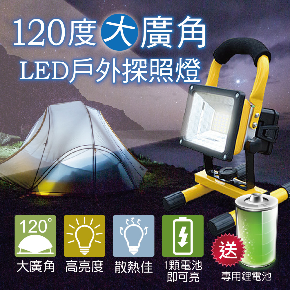 120度大廣角LED戶外探照燈